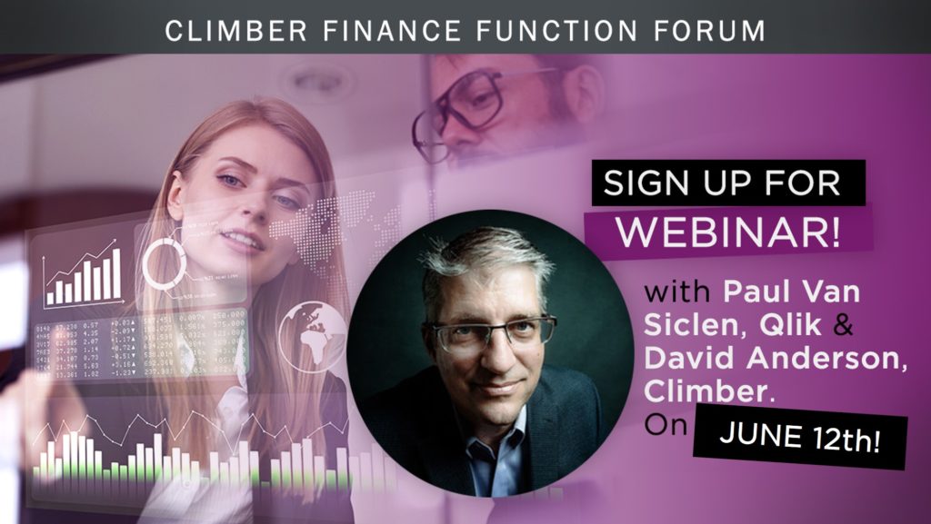 Finance Function Webinar with Qlik’s Paul van Siclen Finance Function Webinar with Qlik’s Paul van Siclen