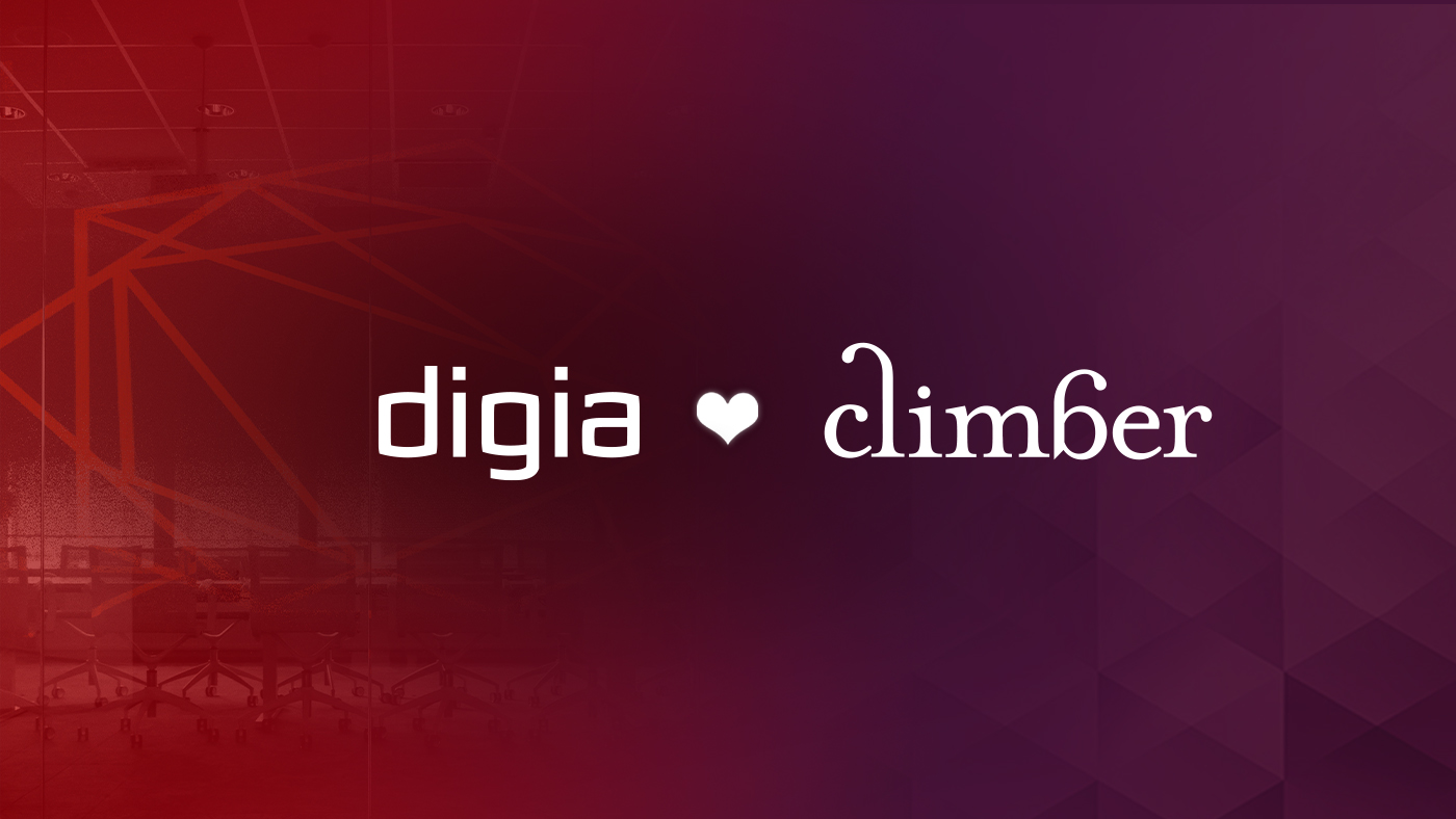 Climber merges with Digia_Finnish Data Visualisation Powerhouse