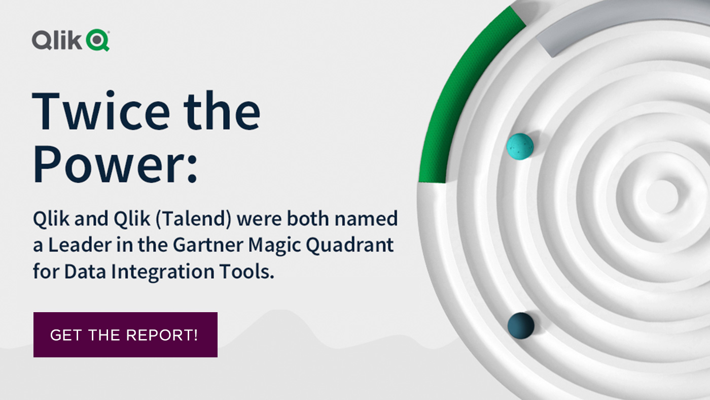 Qlik and Talend Leaders in the 2023 Gartner Magic Quadrant for Data Integration Tools Qlik and Talend Leaders in the 2023 Gartner Magic Quadrant for Data Integration Tools