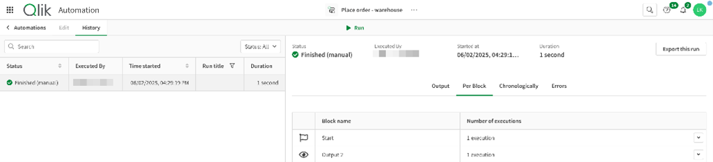 Climber Qlik Cloud Blog - Block History
